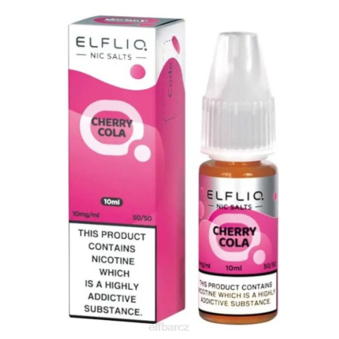 elfbar elfliq nic salts - cherry cola - 10ml-20 mg/ml 8442197